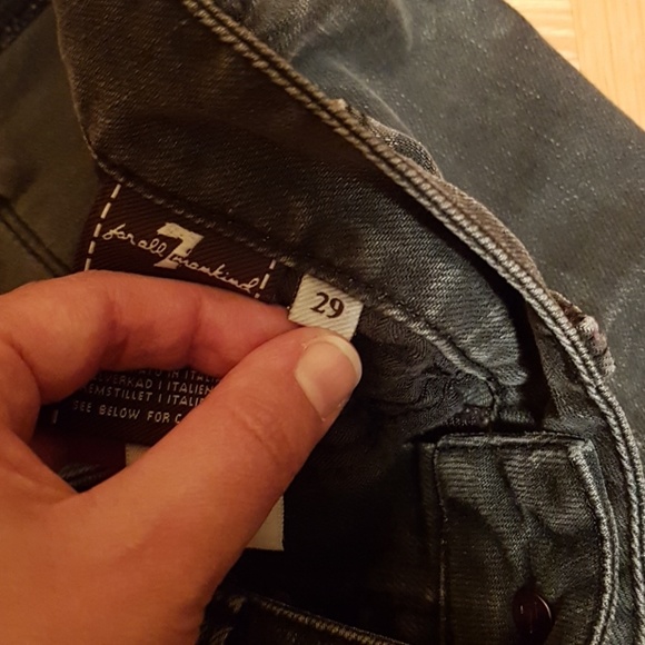 NWOT 7 for all Mankind Denim Pencil Skirt - Picture 6 of 6